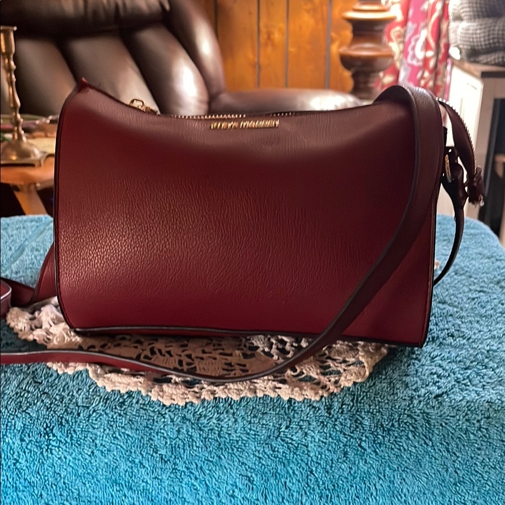 Steve Madden Burgundy Crossbody Bag